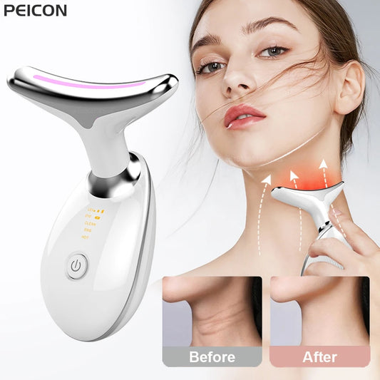 Facial Microcurrent EMS Neck and Face Lifting Massager - Emirate Mart