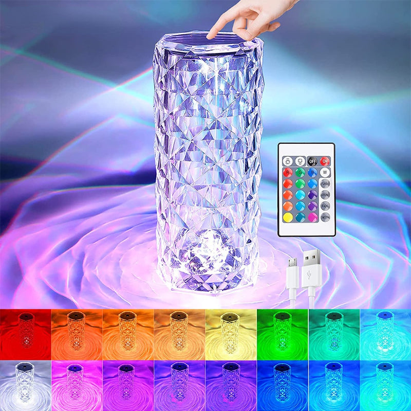 LED Crystal Table Lamp - Emirate Mart